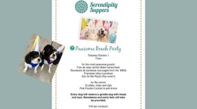 Serendipity Suppers - Pawsome Beach Party